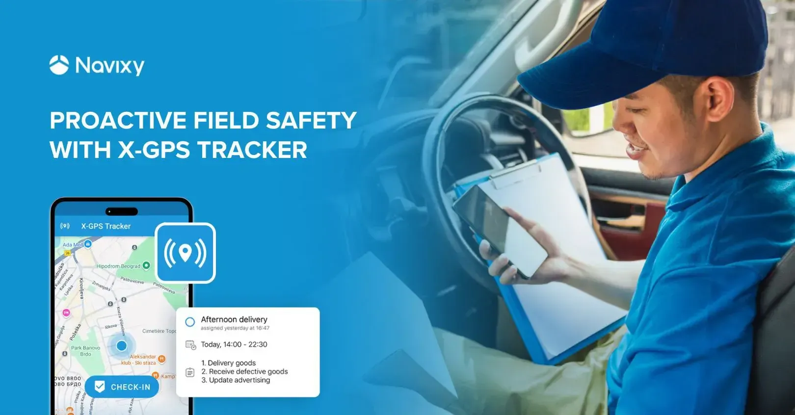 x-gps depicting  personal safety