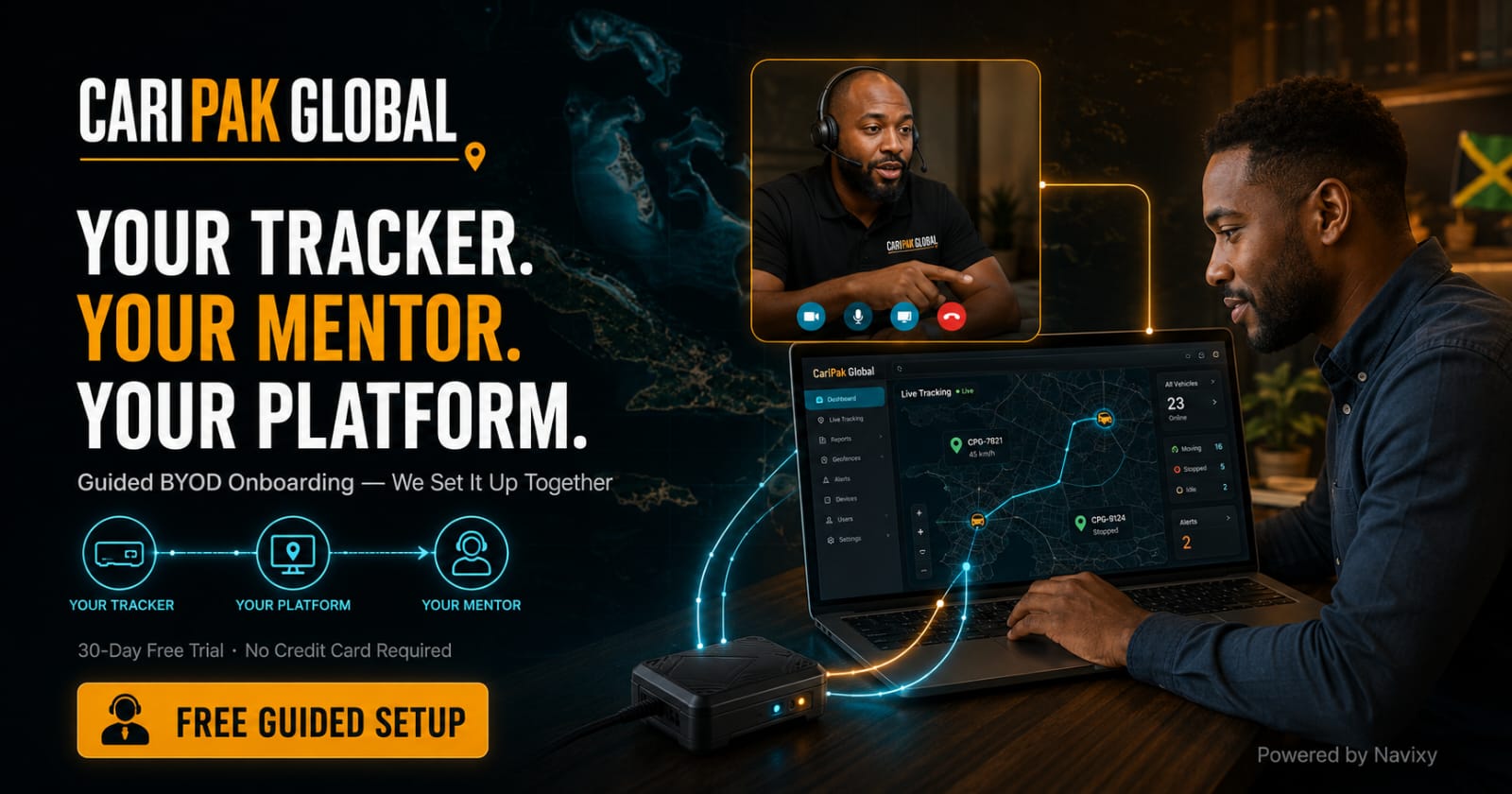 CariPak Global — Guided BYOD Onboarding. Your Tracker. Your Mentor. Your Platform.